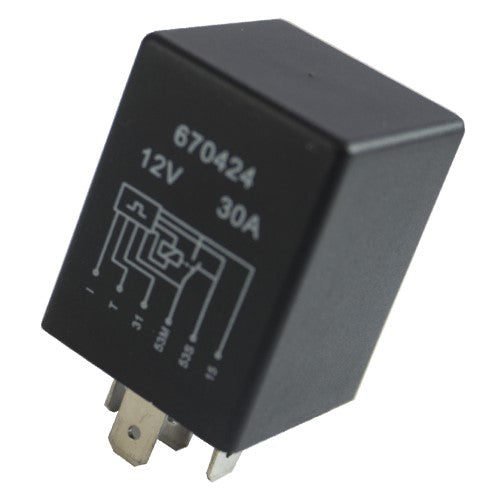 30A Intermittent Wiper Delay Relay